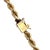 1990s Vintage Rope Chain Necklace 14k For Sale - Image 5 of 5