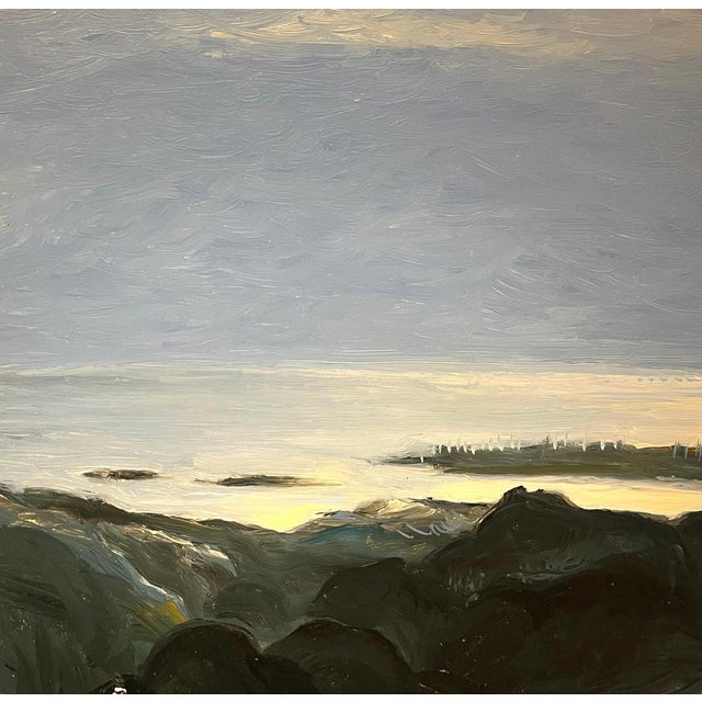 Claude Sauthier, La Turballe, Bretagne - 2, 1970s, Oil on Wood For Sale - Image 6 of 12