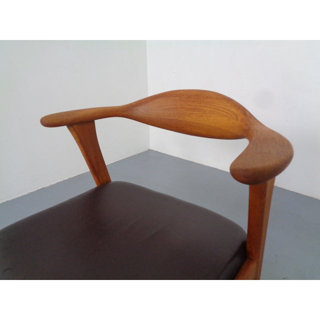 Teak Chair by Erik Kirkegaard for Høng Stolefabrik, Denmark, 1960s For Sale - Image 16 of 18