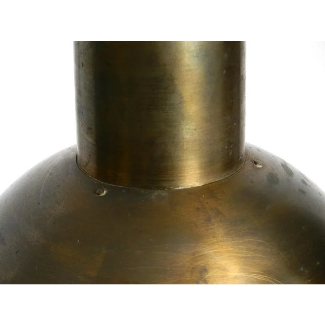 Mid-Century Brass Church Pendant Lamp For Sale - Image 9 of 15