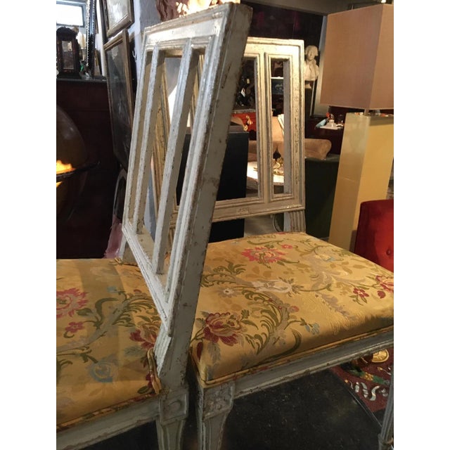 Set of Louis XVI Club Chairs For Sale - Image 9 of 10