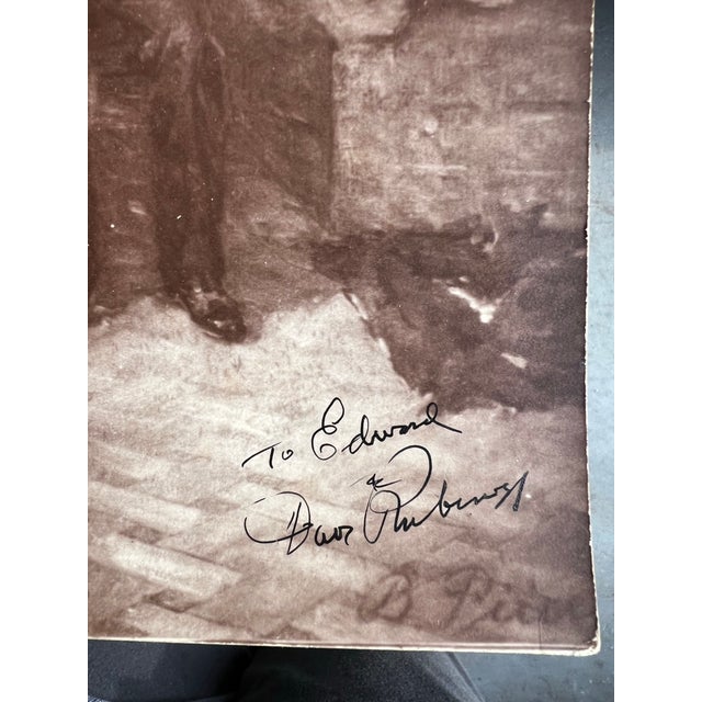 Vintage French Print of "The Violin Lesson" in a Frame For Sale In Atlanta - Image 6 of 9