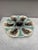 French Majolica oyster plate Orchies, circa 1910.