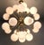 21st Century Nova Natural Brass Matte White Murano Sputnik Chandelier by Fabio LTD For Sale - Image 6 of 7