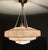 Art Deco Pendant Light in Pink and White Marble Glass, 1930s For Sale - Image 15 of 18