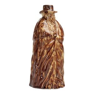 Antique English Glazed Earthenware Figural Bottle