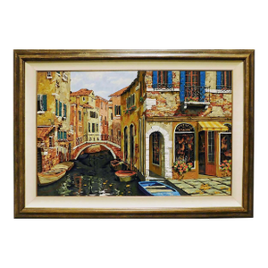 Viktor Shvaiko "Autumn in Venice" on Canvas Framed Hand Signed
