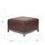 Kenneth Ludwig Chicago Axis Ottoman Avanti Pecan Titanium Frame For Sale - Image 4 of 5