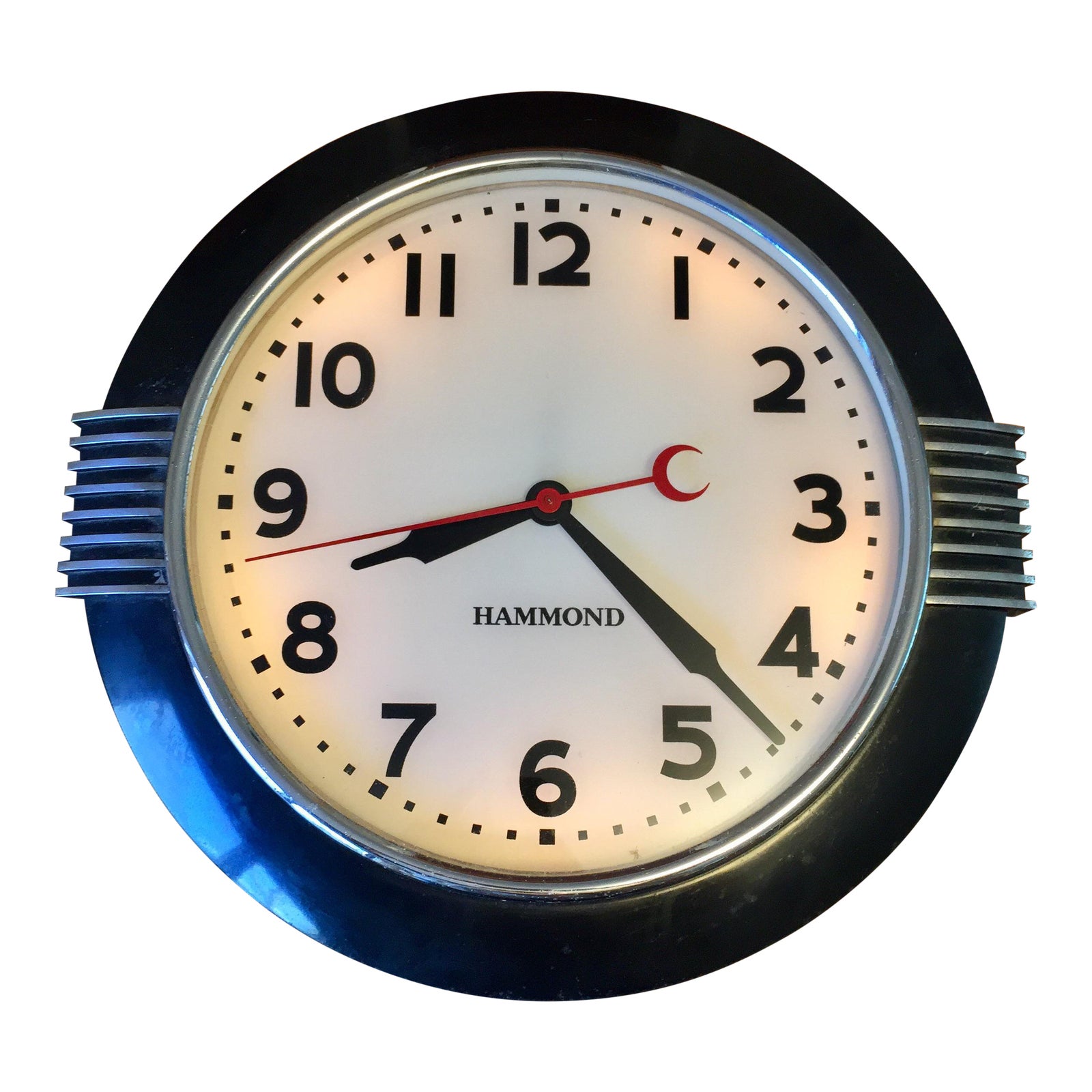 1930s Hammond Art Deco Wall Clock Chairish