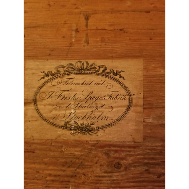 Early 19th Century Swedish Neoclassical Garden Themed Mirror For Sale - Image 5 of 13