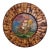 Serg Graff “Golden Voyage” Original Oil Painting Ship at Sea Round Wood Frame For Sale