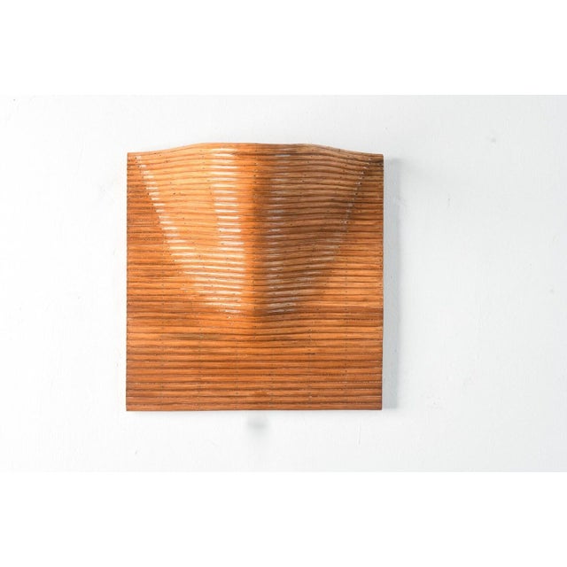 Square Flow Form Wall Lamps by Rattanology - Set of Four For Sale - Image 11 of 11