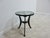1990s Vintage Industrial Reclaimed Cast Iron Pulley Wheel End Table Pedestal B For Sale - Image 5 of 11
