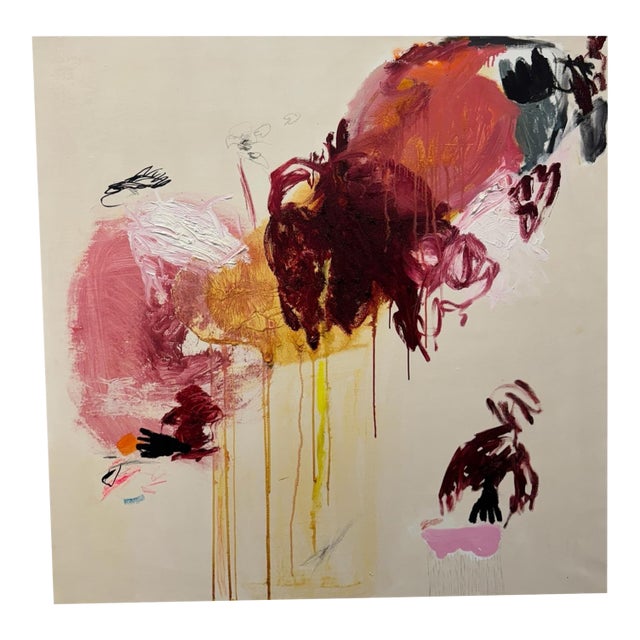 Abstract Acrylic, Oil & Pencil Painting by Xavi Carbonell For Sale