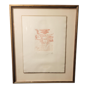 Henry Wadsworth Longfellow, Etching by Salvador Dalí, Framed, with COA