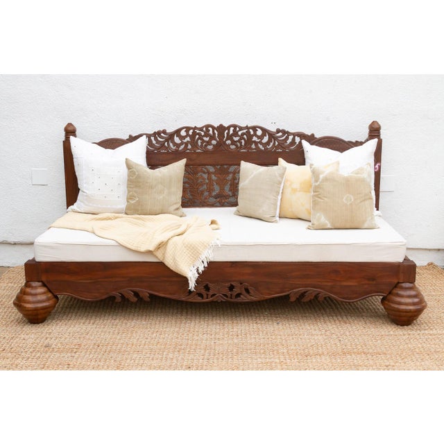 Royal Bali Reclaimed Teak Daybed Sofa For Sale - Image 9 of 9