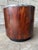 Mid-Century Modern Harvey Probber Style Rosewood Drum Side Table / Bar Cabinet With Silver Wave Marble Top For Sale - Image 3 of 11