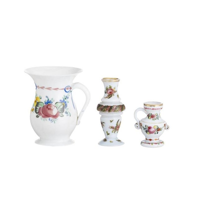 Glass and Crystal Jugs and Mug Set by La Granja, 19th Century, Set of 3 For Sale - Image 6 of 6