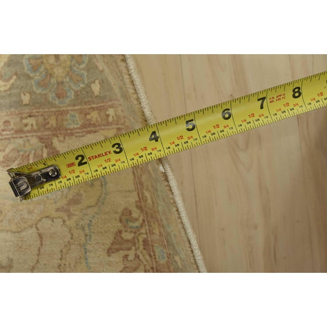 Ziegler Rug 5’10” X 6’4” Beige Wool Traditional Hand-Knotted Oriental Carpet For Sale - Image 10 of 12