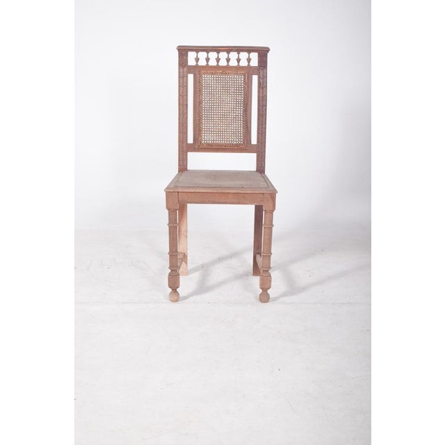 Dining Chair with Cane Backrest, 1890 For Sale - Image 9 of 10