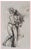 After Auguste Rodin, Shadow Speaking to Dante, Engraving For Sale