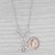 2010s 0.23ctw Diamond Lariat Teardrop Necklace 14k White Gold 13.75" Rolo Chain For Sale - Image 5 of 6