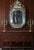 Hollywood Regency Antique or Vintage Octagonal Venetian Etched Glass Mirror With Etched Floral Design For Sale - Image 3 of 18