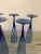 Vintage Cobalt Blue and Sky-Blue Bowls Glasses - Set of 5 For Sale In Orlando - Image 6 of 7
