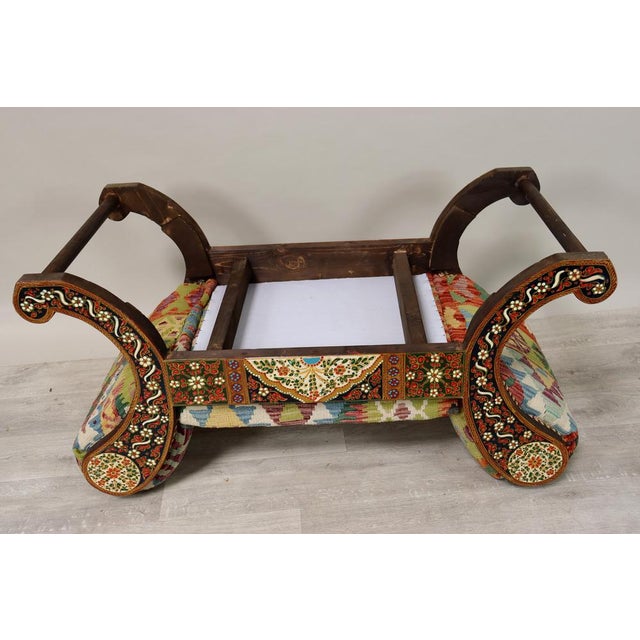 Vintage Chaise Lounge with Kilim Cover, 1990s For Sale - Image 15 of 16