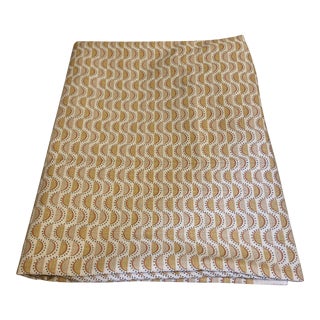 Vanderhurd Ophelia Fabric in Yellow, 1.3 Yards For Sale