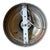 Art Deco Art Deco Skyscraper Flushmount With Black Stencil on Original Chrome Holder, Circa 1930 For Sale - Image 3 of 5