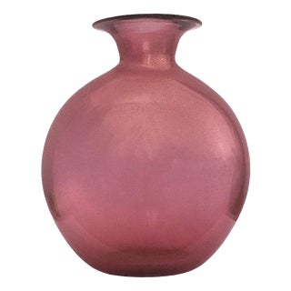 Murano Glass Vase by Archimede Seguso, 1960s For Sale