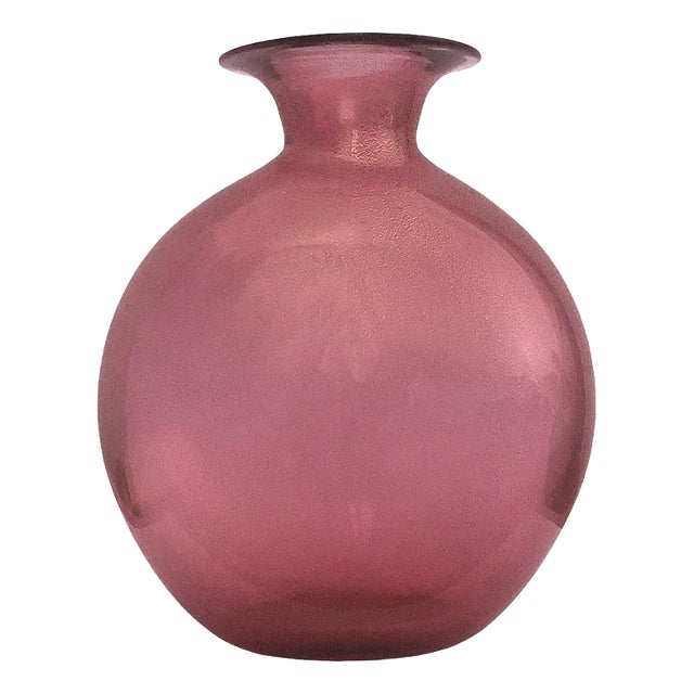Murano Glass Vase by Archimede Seguso, 1960s For Sale