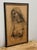 An incredibly beautiful original antique charcoal sketch featuring a nude female. Custom framed and ready for its moment...