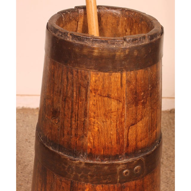 Antique Umbrella and Walking Stick Holders in the Form of a Churn, 1890s For Sale - Image 6 of 9
