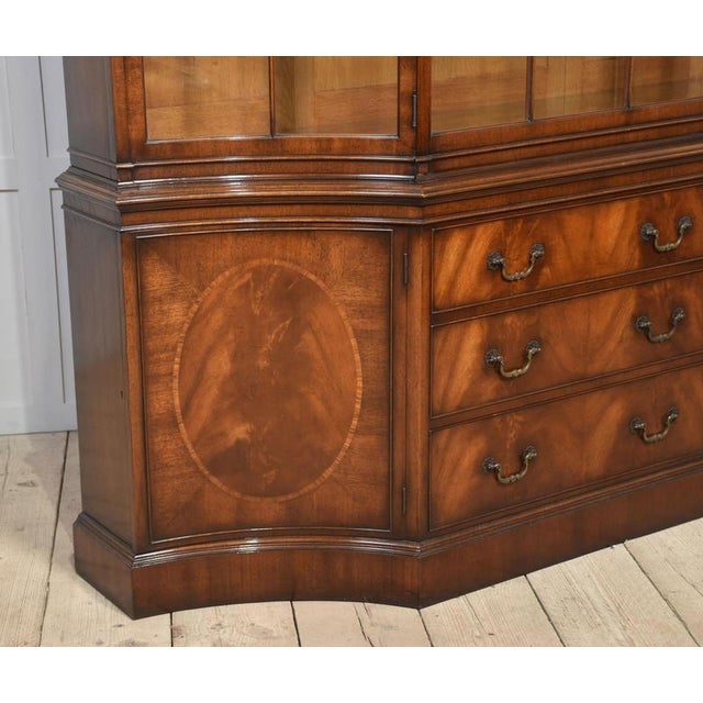 Mahogany Glazed Display Cabinet, 1930s For Sale - Image 9 of 16