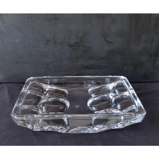 Crystal Coin Tray from Art Vannes, France, 1970s For Sale - Image 4 of 15