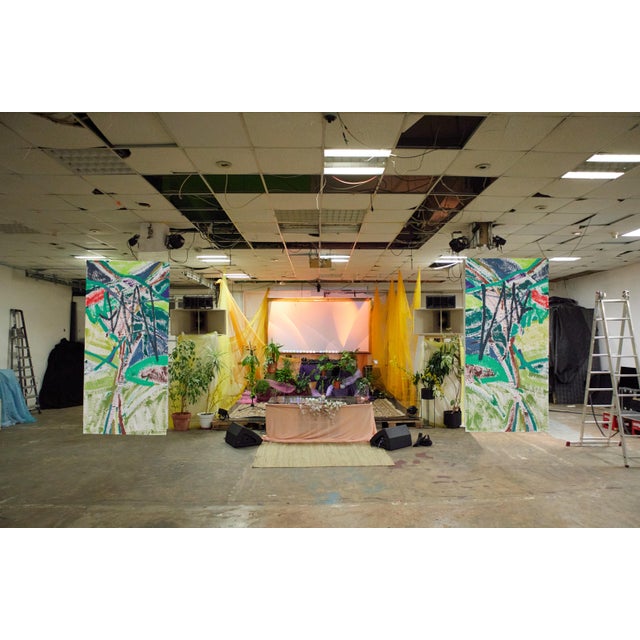 Stage pillars created for the premier of Bush by Dornika at 90mil, 31.11.2024. The process involved creating digital...