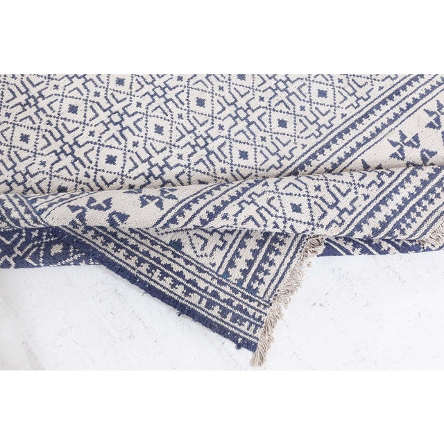 Cotton Agra Runner For Sale In New York - Image 6 of 10