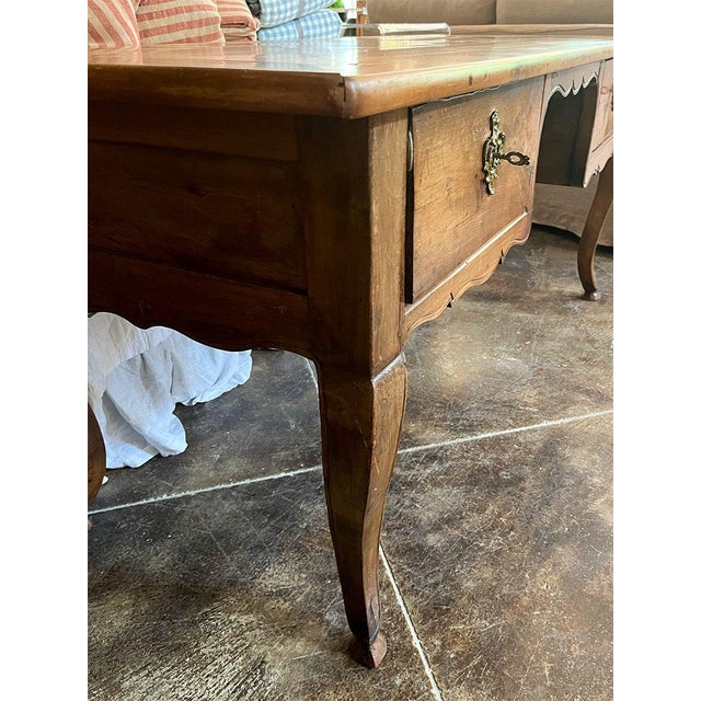 French 19th Century Walnut Desk For Sale - Image 3 of 6