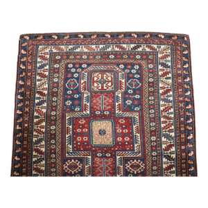 19th Century Antique Zabihi Collection Shirvan Rug