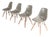 Dining Chairs in Sea Foam Green Fiberglass by Charles & Ray Eames for Herman Miller, USA, 1960s, Set of 4 For Sale