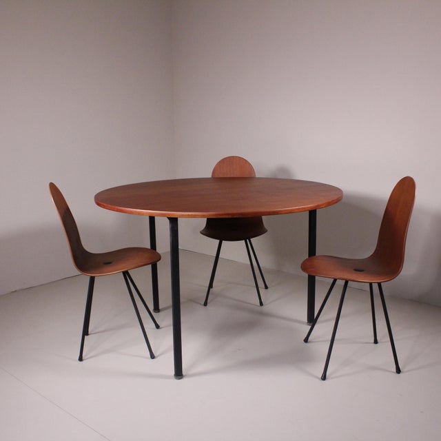 Table and Chairs by Franco Campo and Carlo Graffi, 1958, Set of 4 For Sale - Image 17 of 17