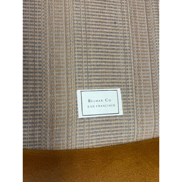 Early 21st Century Belmar Furniture Custom Hendrix Allardyce Louis XVI Style Bergere Armchairs + Ottomans Set For Sale - Image 5 of 12