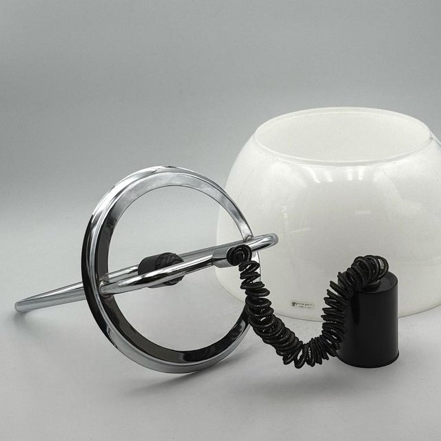 Large Hanging Lamp in Chrome Metal and Methacrylate from Guzzini, 1970s For Sale - Image 6 of 11