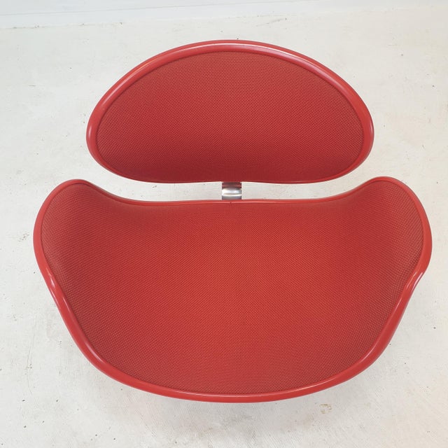 Red Little Tulip Armchair by Pierre Paulin for Artifort, 1960s For Sale - Image 8 of 18