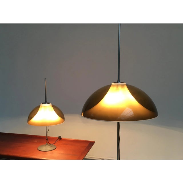 Gino Sarfatti Metal & Plastic Floor Lamp by Gino Sarfatti for Gepo, 1970s For Sale - Image 4 of 10