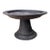 Vintage Balinese Turned Wood Pedestal Bowl For Sale