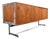 Late 20th Century Rare Richard Round Space Age Credenza in Teak + Chrome, Attributed For Sale