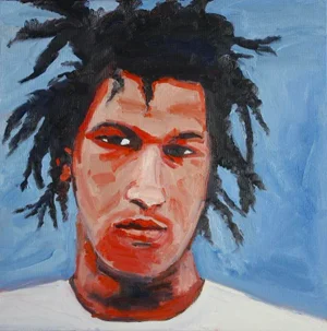 Modern Contemporary Pop Art Portrait (Original Oil on Canvas)